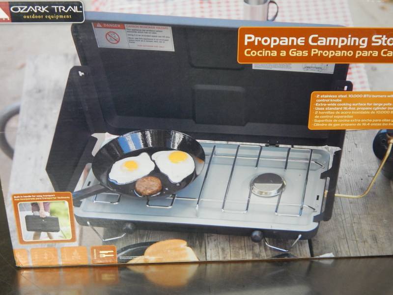 Ozark Trail Propane Camping Stove Brinkmann Outdoor Lighting, Pet