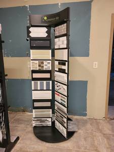 lot 24674 image: Premier Tile Corp Turn Style Display - includes Sample Backsplash