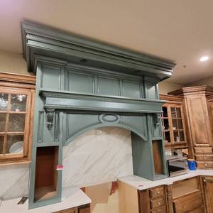 lot 24714 image: Wooden Mantel