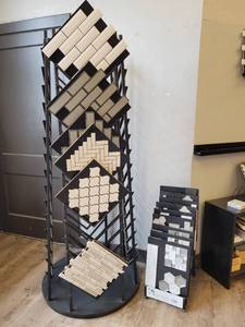 lot 24720 image: Priemer Tile 4 Sided Swivel Display Rack