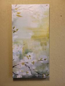 lot 24750 image: Tre Sorelle Canvas Artwork
