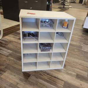 lot 24756 image: Small Wooden Storage Organizer