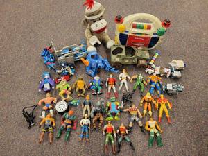 lot 24760 image: Lot of Vintage Toys - GI Joes TMNT  Transformers Sock Monkey