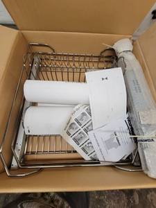 lot 24770 image: Rev-A-Shelf Pull-Out 20W x 7H Drawer - Dinnerware Organizer