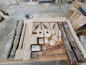 lot 24829 image: Lot of Some New and Used Architectural Wood