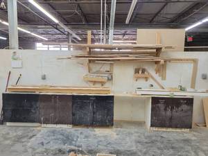 lot 24864 image: Wall of Lower Cabinets - CONTENTS INCLUDED