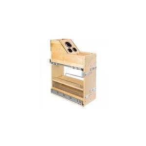 lot 24787 image: Hardware Resources VBPO8-SC No Wiggle 8 Vanity-height Cabinet Pullout
