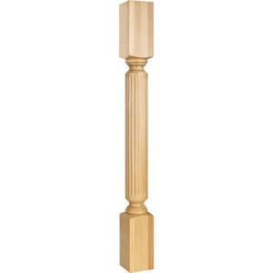 lot 24789 image: Hardware Resources P22RW Fluted Traditional Post