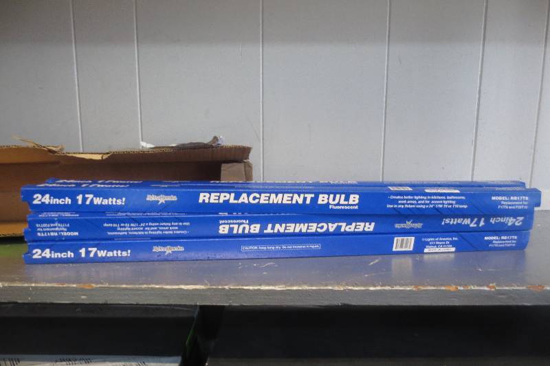 lot 2065 image: LOT OF 6 REPLACEMENT BULBS 24 17 WATTS