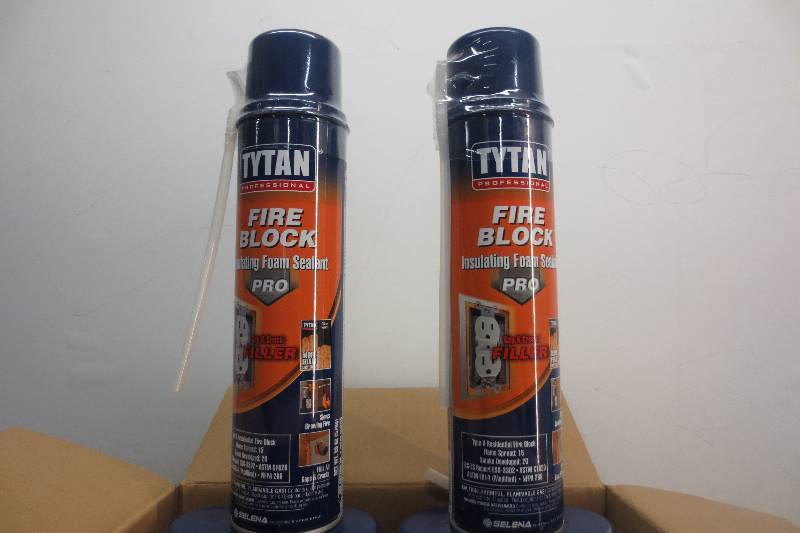 lot 2150 image: LOT OF 12 TYTAN PROFESSIONAL WINDOW & DOOR INSULATING FOAM SEALANT