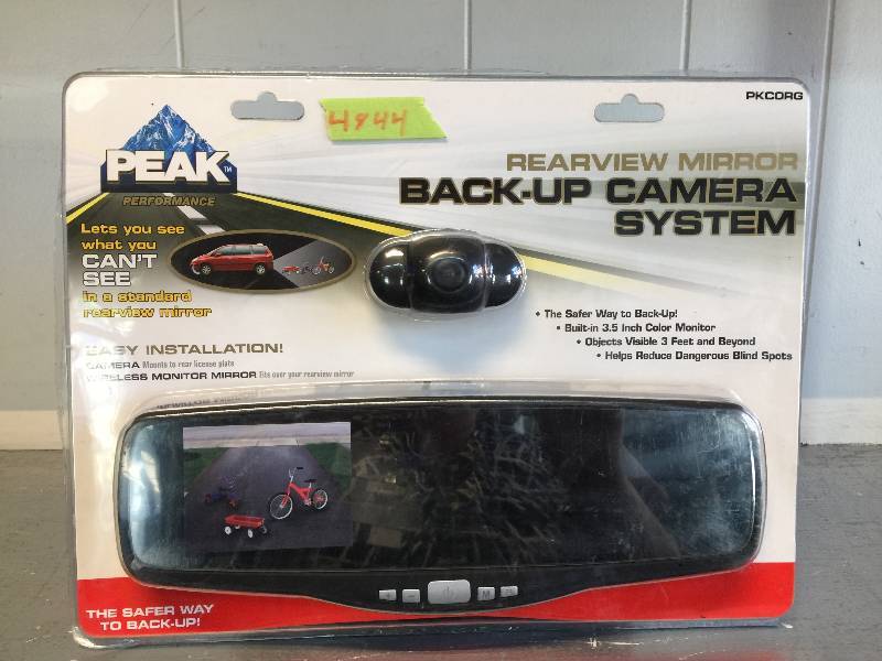 lot 2001 image: REARVIEW MIRROR BACK-UP CAMERA SYSTEM