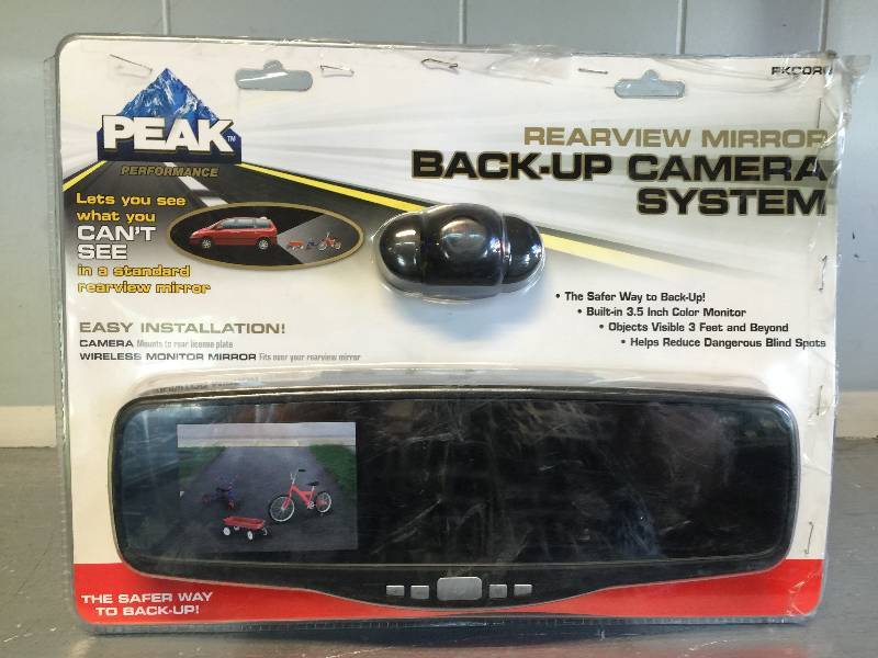 lot 2002 image: REARVIEW MIRROR BACK-UP CAMERA SYSTEM