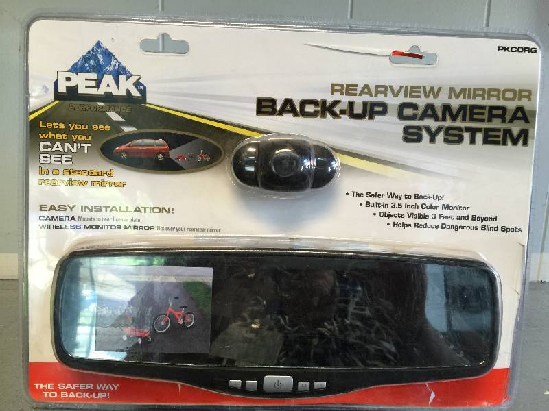 lot 2003 image: REARVIEW MIRROR BACK-UP CAMERA SYSTEM