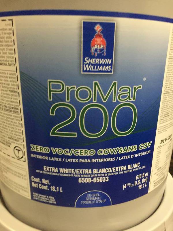 sherwin williams promar 200 eggshell price