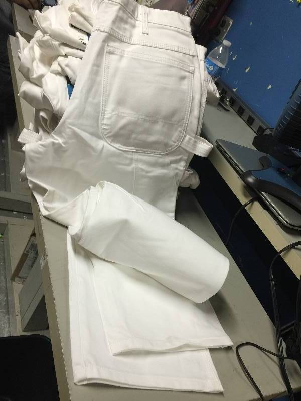 lot 2095 image: LOT OF 1 DICKIES PAINTER PANT WHITE  (NEW)