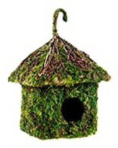 lot 2980 image: Mossy Birdhouse