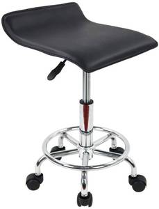 lot 2979 image: Square Rolling Stool