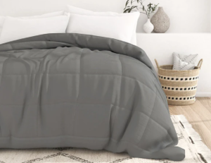 lot 2986 image: Grey Comforter