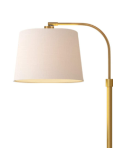 lot 2990 image: Gold Floor Lamp