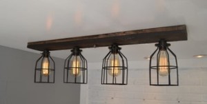 lot 3035 image: Industrial Light Fixture