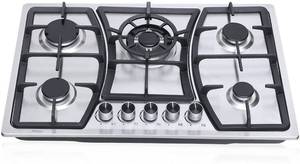 lot 3039 image: 5- Burner Gas Cooktop