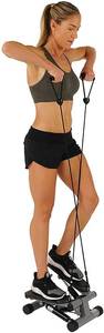 lot 3075 image: Mini Stepper with Exercise Bands