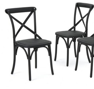 lot 41302 image: Danish Outdoor Farmhouse Dining Chair (Set of 2) by Christopher Knight Home - Retail$134.99