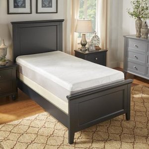 lot 41303 image: Slumber Solutions 14-inch Gel Memory Foam Choose Your Comfort Mattress - Medium - White- Retail$359.99