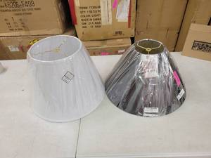 lot 41360 image: 2 Lamp shades