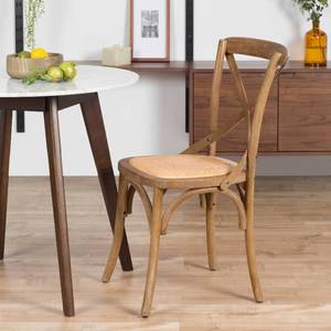 lot 41321 image: Poly and Bark Cafton Crossback Chair (Set of 2) - Retail$285.99