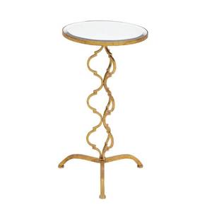 lot 41373 image: Metal Mirror Accent Table (16 inches wide x 30 inches high)- Retail$85.49