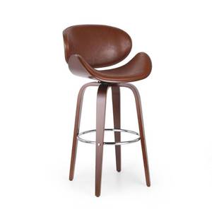 lot 41402 image: Jakin Indoor Upholstered Swivel Barstool by Christopher Knight Home- Retail$189.99