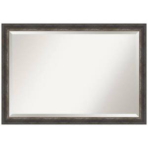 lot 41413 image: Bark Rustic Bathroom Vanity Wall Mirror- Retail$142.49