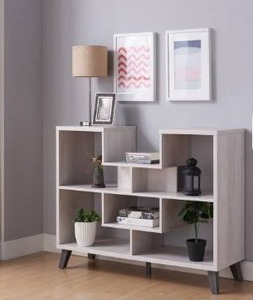 lot 41416 image: Furniture of America Austy Modern 47-inch 6-shelf Console Table- Retail$277.99