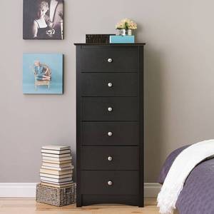 lot 41424 image: Prepac Sonoma 6-Drawer Chest- Retail$218.99