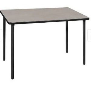 lot 41459 image: (LEGS ONLY)42 x 24 Kee Folding Training Table Legs- Black- Finish-