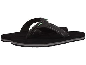 lot 41489 image: Sanuk Beer Cozy Stacker (Black) Mens Shoes Size 12