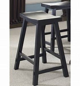 lot 41421 image: The Gray Barn Mendosa Black Sawhorse Bar Stool 30 Black