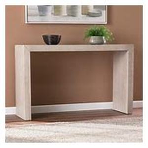 lot 41423 image: Carson Carrington Blythe Reclaimed Wood Console Table- Retail$307.99
