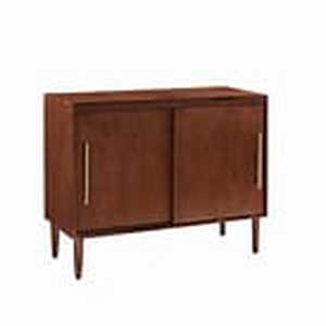 lot 41450 image: Everett Mahogany Finish Media Console - 44W x 18D x 34.25H- Retail$339.99
