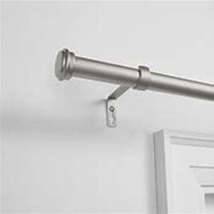lot 41458 image: Copper Grove Pomorie Outdoor Curtain Rod and Finial Set