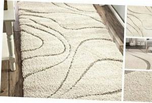 lot 41466 image: Nuloom 12 x 3 Runner Rug GreyCream