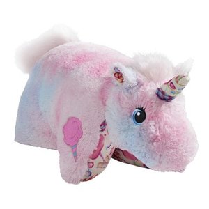 lot 20862 image: Pillow Pets Sweet Scented Cotton Candy Unicorn Stuffed Animal Plush Toy