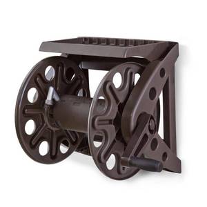 lot 39985 image: Liberty Basics Wall Mounted Hose Reel with Shelf