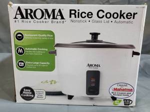 lot 39986 image: Aroma Arc-7216NG 32 Cup Cooked Pot-Style Rice Cooker