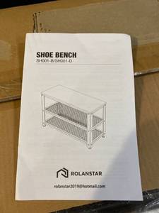 lot 58439 image: Rolanstar Shoe Bench