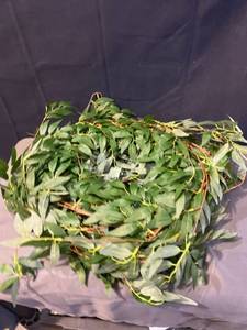 lot 58463 image: Faux Willow Hanging Leaves