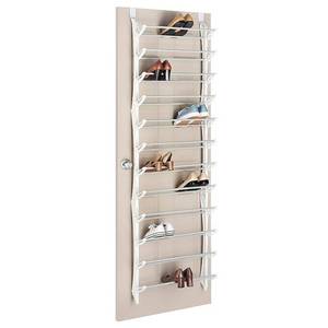 lot 58471 image: Whitmor Over The Door 36-Pair Shoe Rack