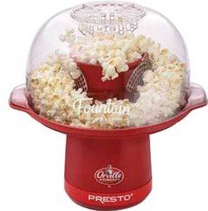 lot 58498 image: Presto 04868 Orville Redenbachers Fountain Hot Air Popper by Presto, Red