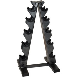 lot 58518 image: CAP Barbell Black A Frame Dumbbell Rack